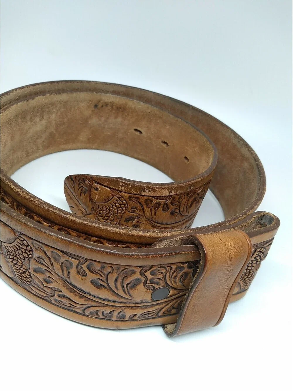 Genuine Cowhide Belt Size 38 Unused With No Buckle 043